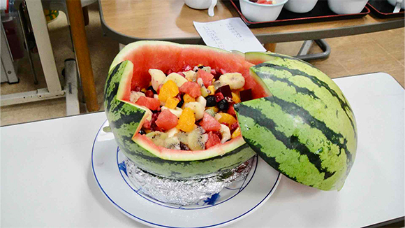 誕生日には、手作りおやつも・・・。
